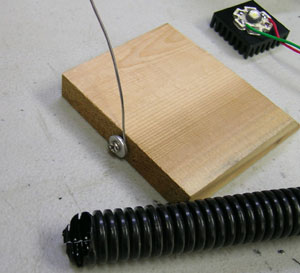 Base Showing Screw and Wire